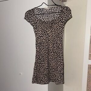 Leopard Print Women's Dress